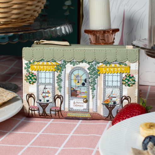 Vendula La Petite Creperie Compact Folding Wallet