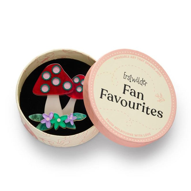 Erstwilder Fan Favs Forest Fun Guy Brooch
