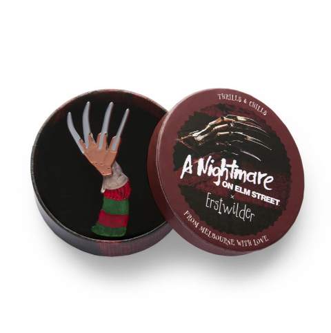 Erstwilder Thrills and Chills Freddy Krueger Brooch
