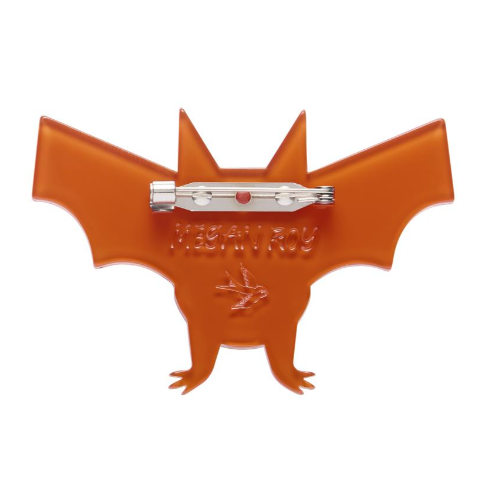 Erstwilder Megan Roy Haunted at Heart Going Batty Brooch
