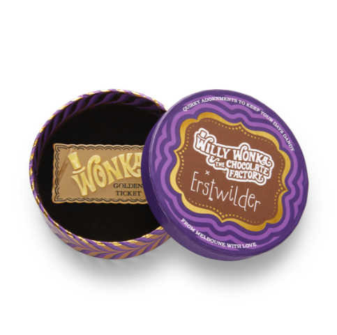 Erstwilder Golden Ticket Brooch