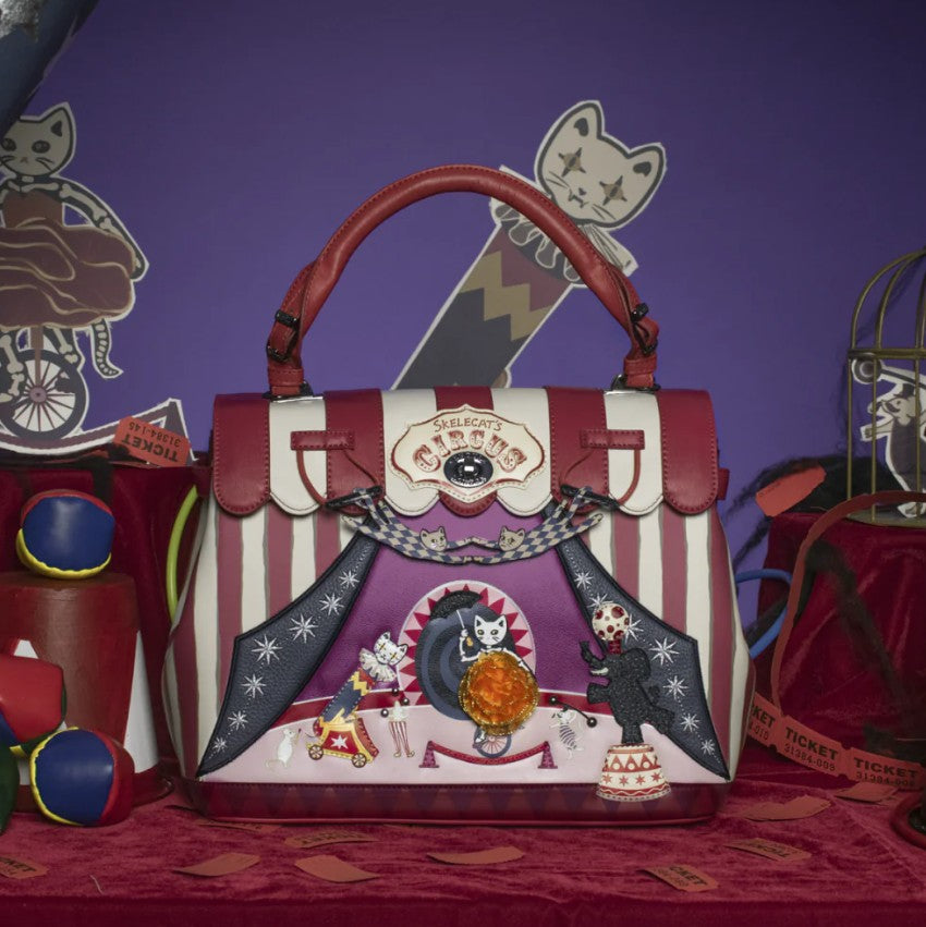 Vendula Skelecats Ghost Train Grace Bag