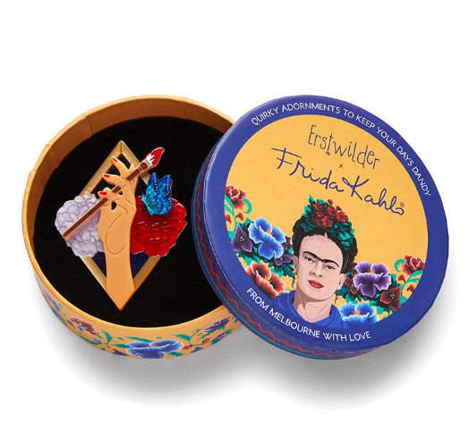 Erstwilder Frida Kahlo By Fridas Hand Brooch