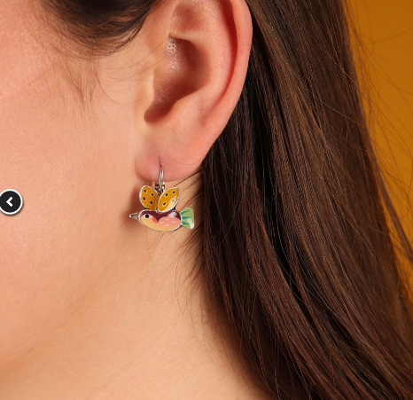 Taratata In The Clouds Drop Earrings Blue