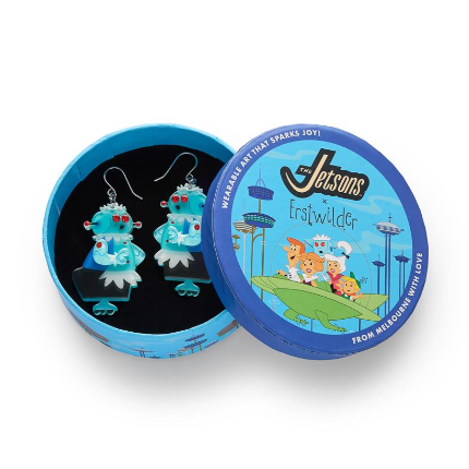 Erstwilder x Hanna Barbera Rosie The Robot Drop Earrings