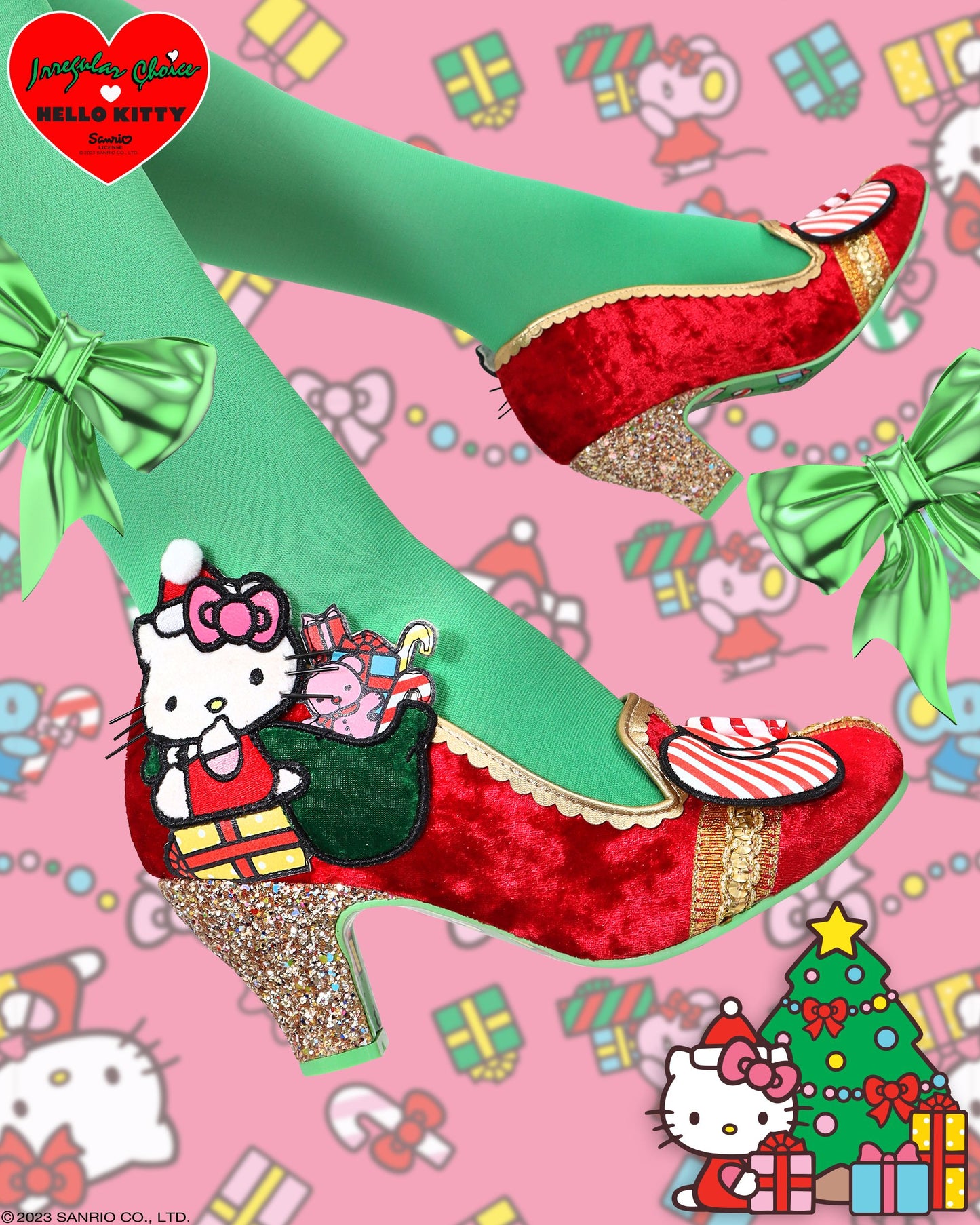 Irregular Choice Sanrio Kitty Kringle