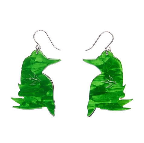 Erstwilder Australina Kirby the Kookaburra Drop Earrings