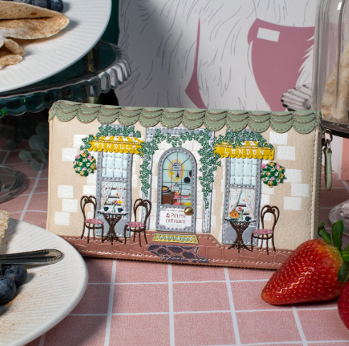 Vendula La Petite Creperie Large Zip Around Wallet