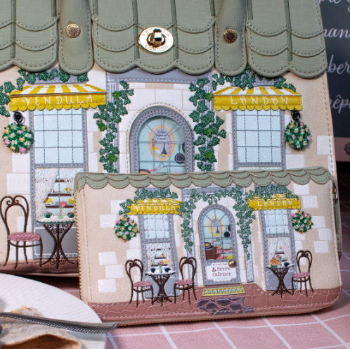 Vendula La Petite Creperie Large Zip Around Wallet