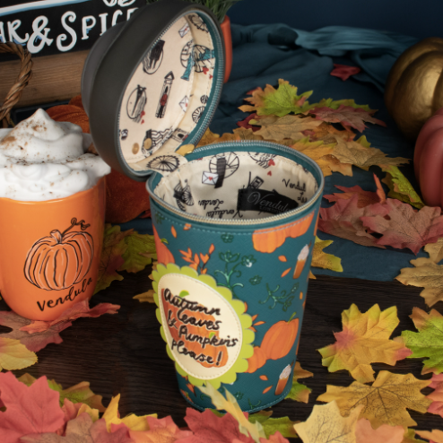 Vendula Sugar and Spice Coffee Shop Pumpkin Spice Latte Bag