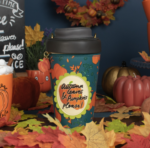 Vendula Sugar and Spice Coffee Shop Pumpkin Spice Latte Bag