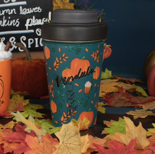 Vendula Sugar and Spice Coffee Shop Pumpkin Spice Latte Bag