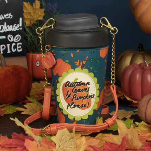 Vendula Sugar and Spice Coffee Shop Pumpkin Spice Latte Bag