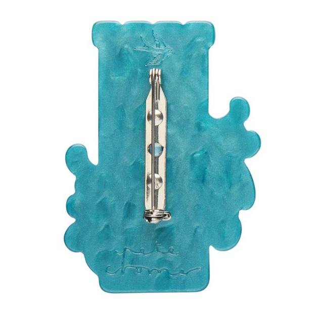 Erstwilder Pete Cromer Fairy Tales Let Your Hair Down Brooch