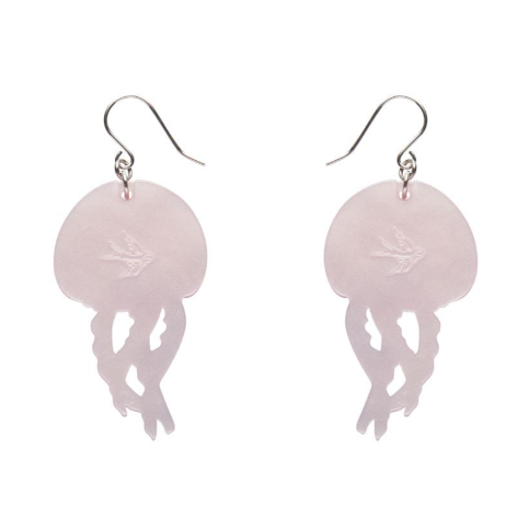 Erstwilder Great Barrier Reef Mauve Stinger Jellyfish Drop Earrings