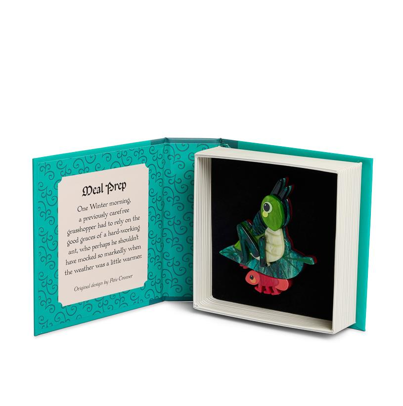 Erstwilder Pete Cromer Fairy Tales Meal Prep Brooch
