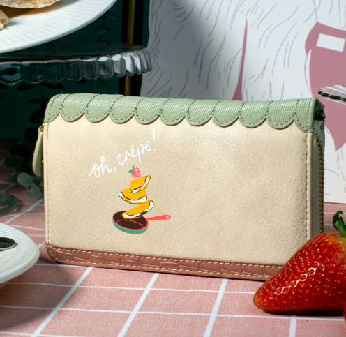 Vendula La Petite Creperie Medium Zip Around Wallet