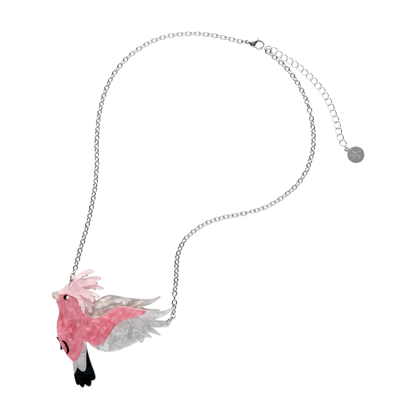 Erstwilder Australiana Gertie the Galah Necklace