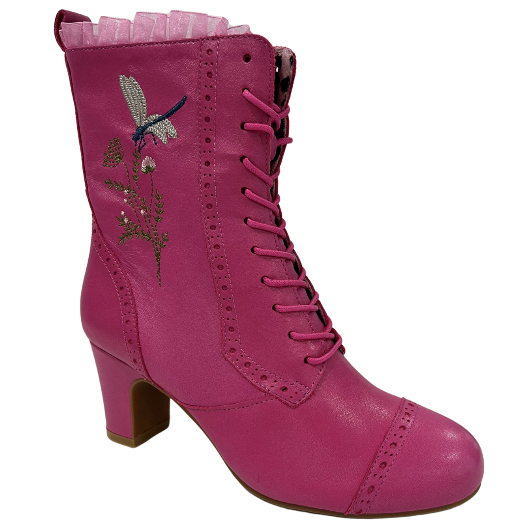 The Vibe is Damselfly Hot Pink