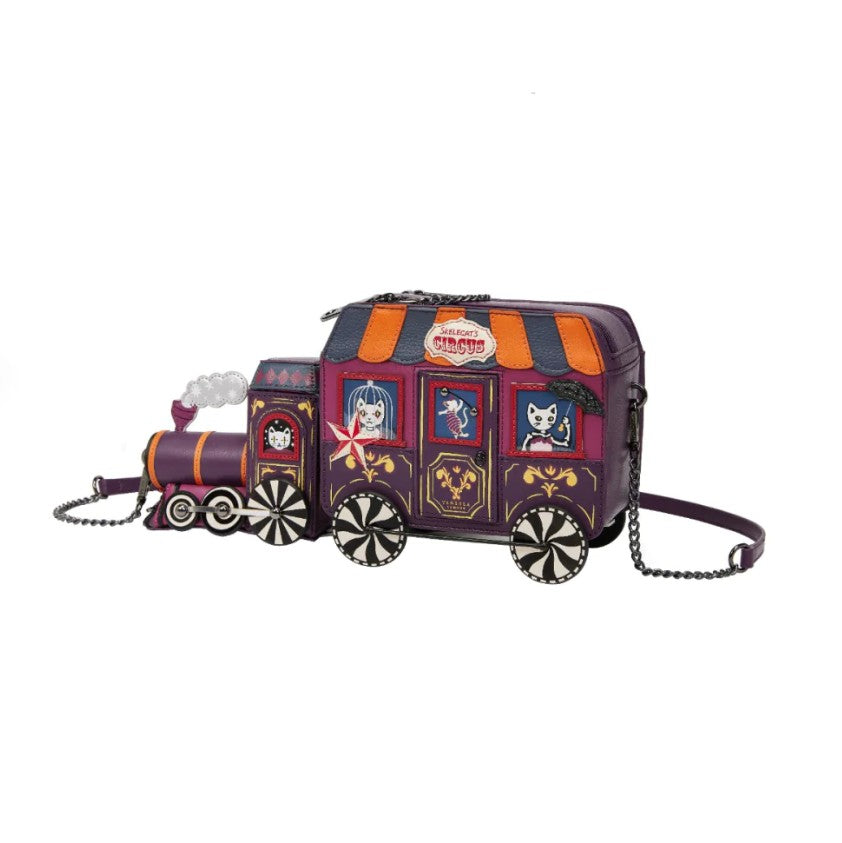 Vendula Skelecats Ghost Train Novelty Bag