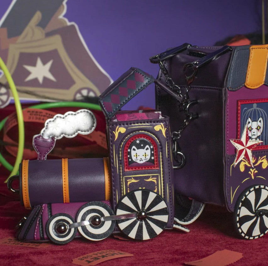 Vendula Skelecats Ghost Train Novelty Bag