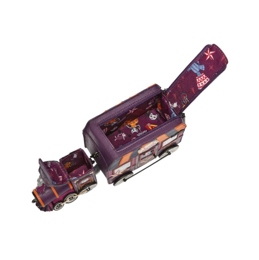 Vendula Skelecats Ghost Train Novelty Bag
