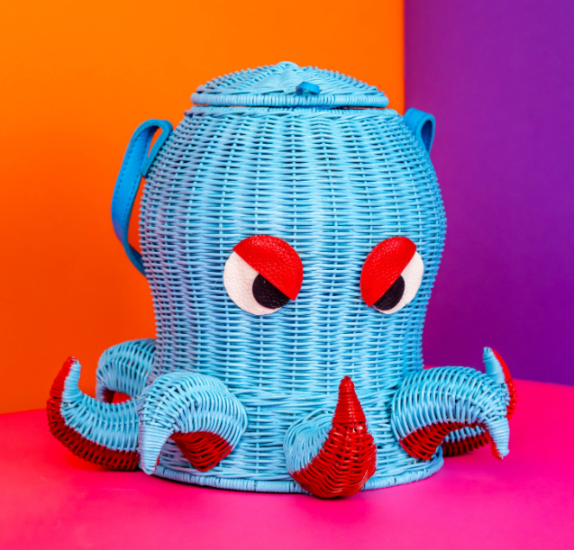 Wicker Darling Cephalopurse the Octopus Bag