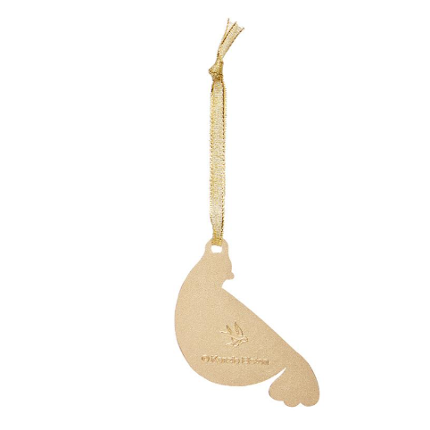 Erstwilder Merry Kitschmas Partridge Perfection Enamel Tree Ornament