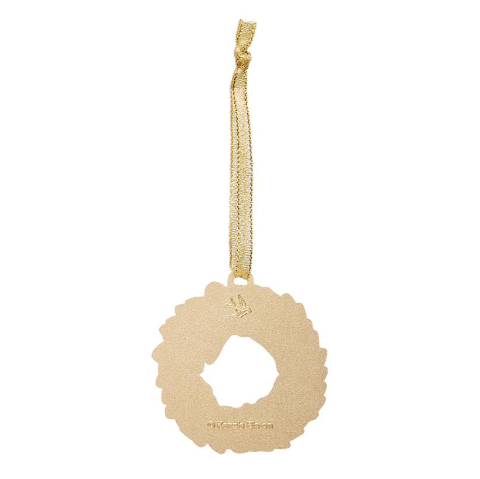 Erstwilder Merry Kitschmas Evergreen Wreath Enamel Tree Ornament