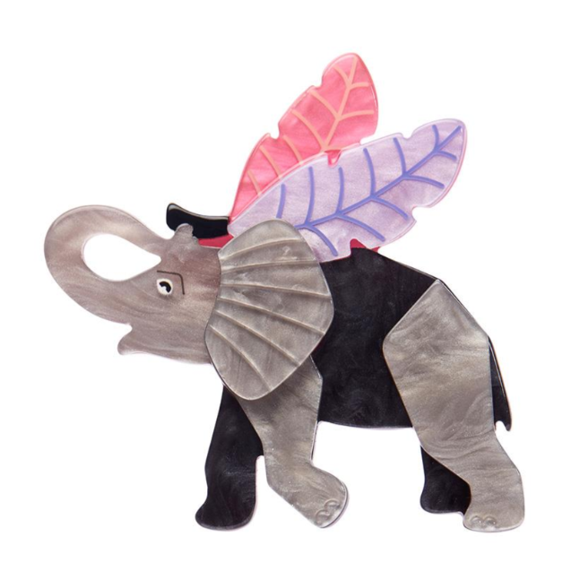 Erstwilder Untamed Elegance Pachyderm Dream Brooch