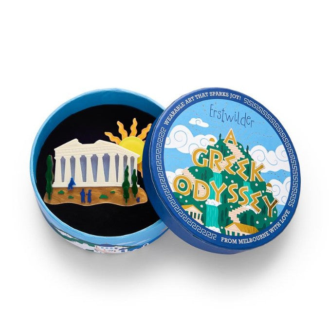 Erstwilder A Greek Odyssey Pillars of Power Brooch