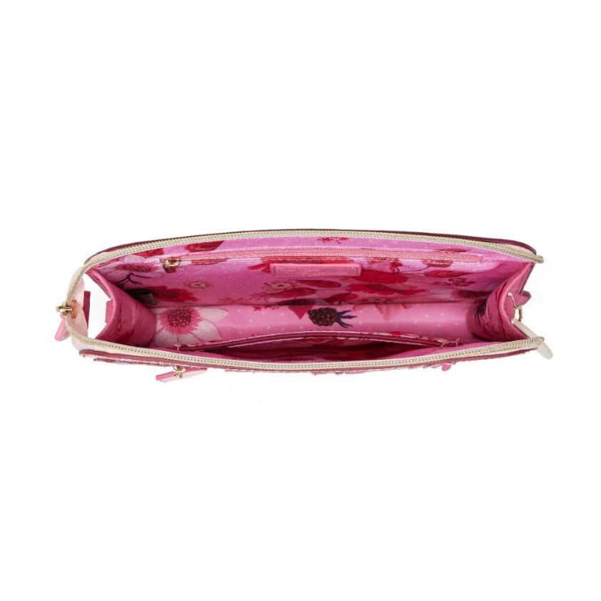 Vendula Perfectly Pink Afternoon Tea Bus Pouch Bag