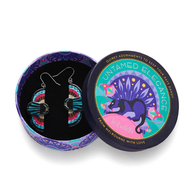 Erstwilder Untamed Elegance Regal Intrigue Drop Earrings