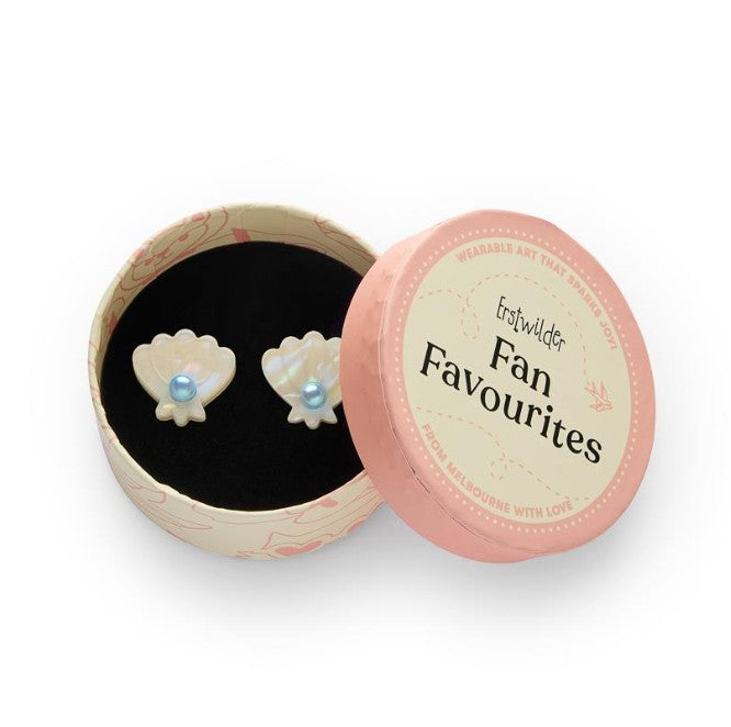 Erstwilder Fan Favs Saltwater Wisdom Stud Earrings