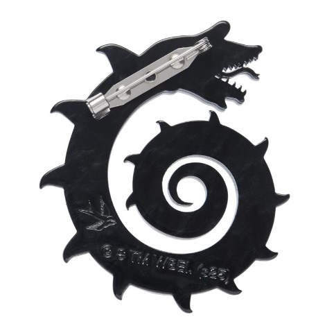 Erstwilder Thrills and Chills Sandworm Brooch