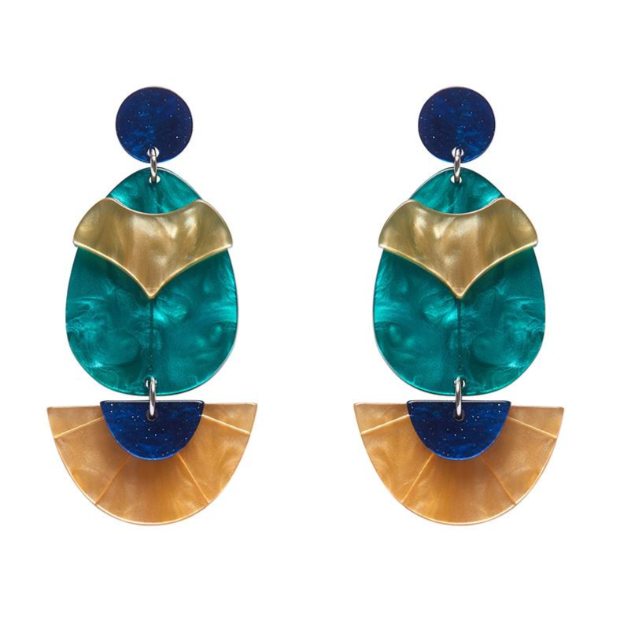 Erstwilder Fan Favourites Secret Scarab Drop Earrings