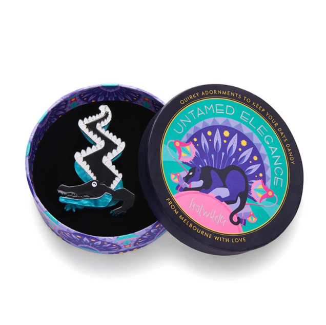 Erstwilder Untamed Elegance Stylish Smile Brooch