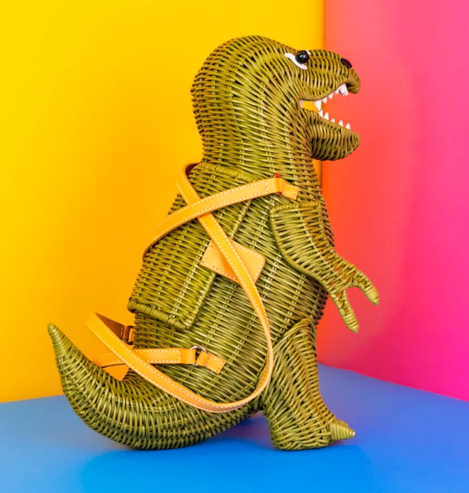Wicker Darling Sue the T Rex Bag
