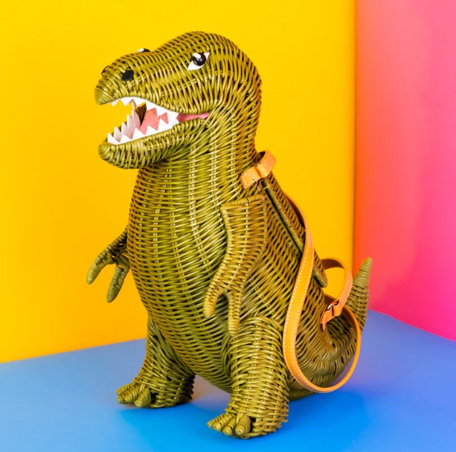 Wicker Darling Sue the T Rex Bag
