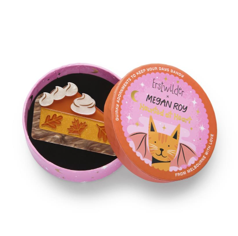 Erstwilder Megan Roy Haunted at Heart Sweet As Pie Brooch
