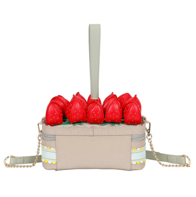 Vendula La Petite Creperie Strawberry Tarte Bag