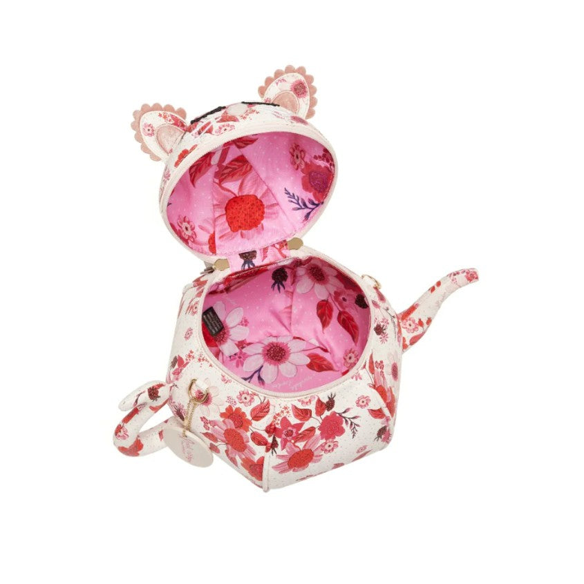 Vendula Perfectly Pink Afternoon Tea Bus Kitty Teapot