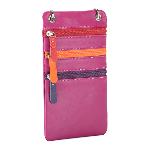 Mywalit Travel Neck Purse Sangria