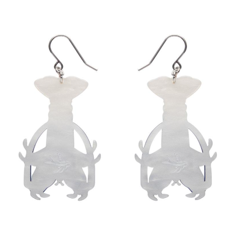 Erstwilder Great Barrier Reef Tropical Rock Lobster Drop Earrings