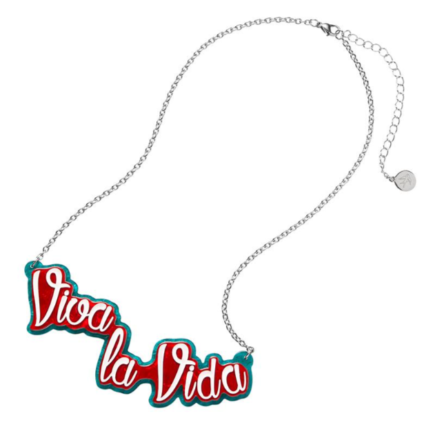 Erstwilder Frida Kahlo Viva la Vida Necklace