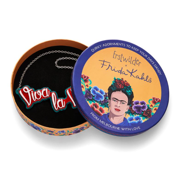 Erstwilder Frida Kahlo Viva la Vida Necklace
