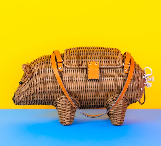 Wicker Darling Wally the Wombat II Bag