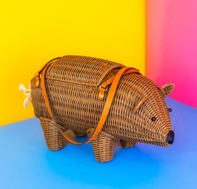 Wicker Darling Wally the Wombat II Bag