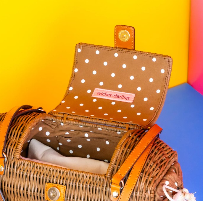 Wicker Darling Wally the Wombat II Bag