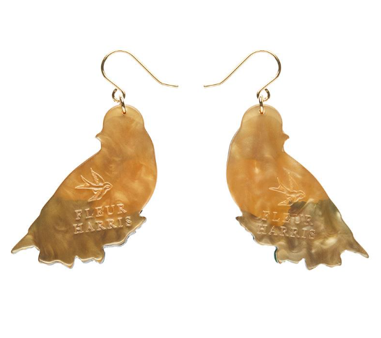 Erstwilder Fleur Harris Wonderous Warbler Drop Earrings